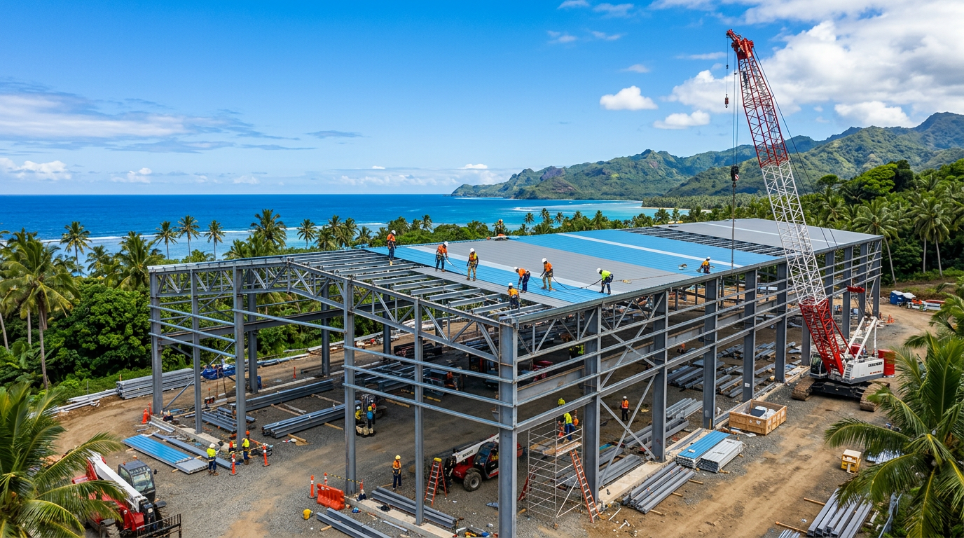 Complete Steel Structure Design & Supply